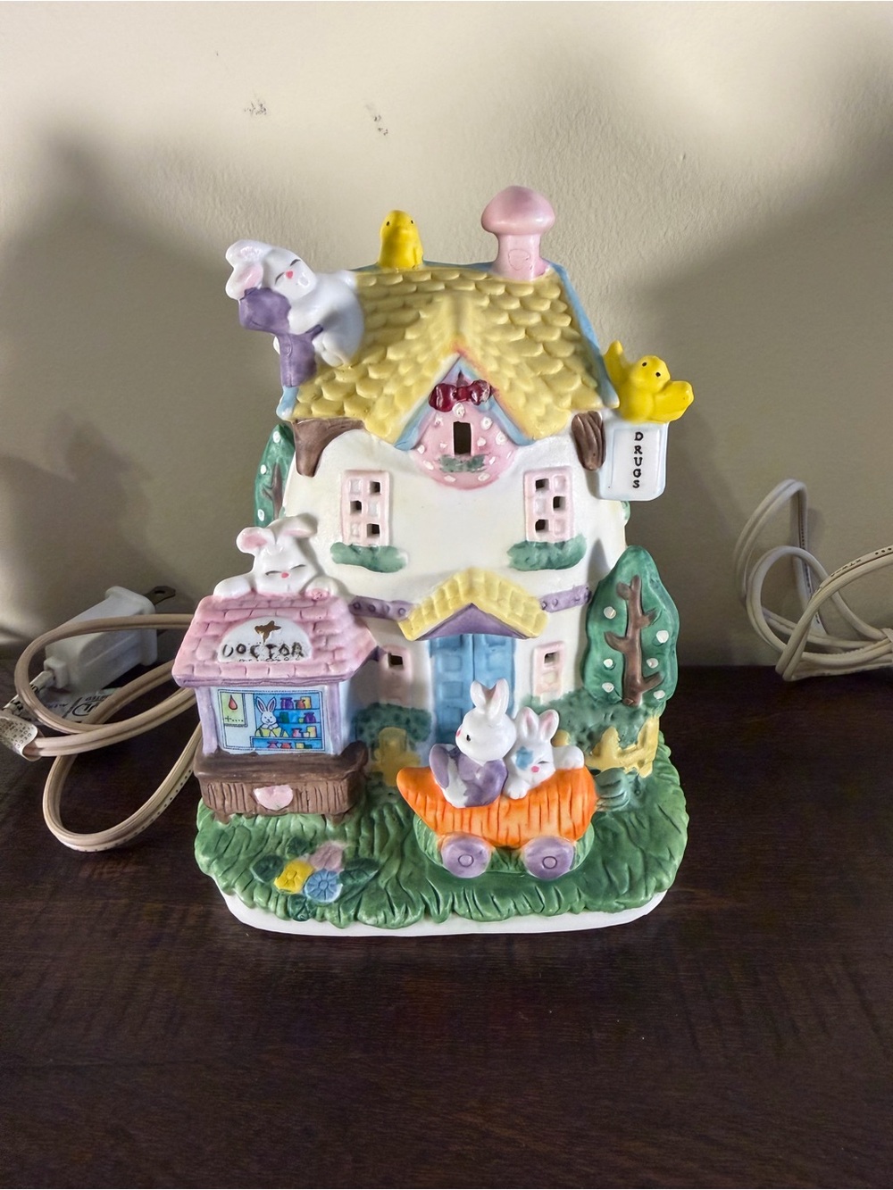 Vintage Bellingham  Hand Painted Porcelain "Egg Houses" - Doctor’s Office
